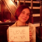 xgraphy with <3 Chiya sign.