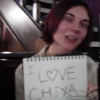 xgraphy with <3 Chiya sign.