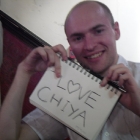 Phil with <3 Chiya sign.